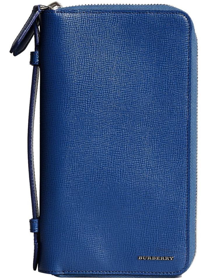 Burberry London Travel Wallet - Blue