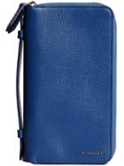Burberry London Travel Wallet - Blue