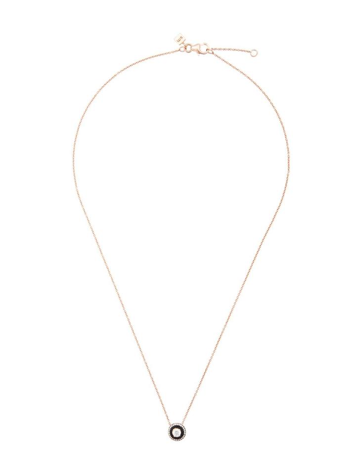 Selim Mouzannar Round Pendant Necklace - Black