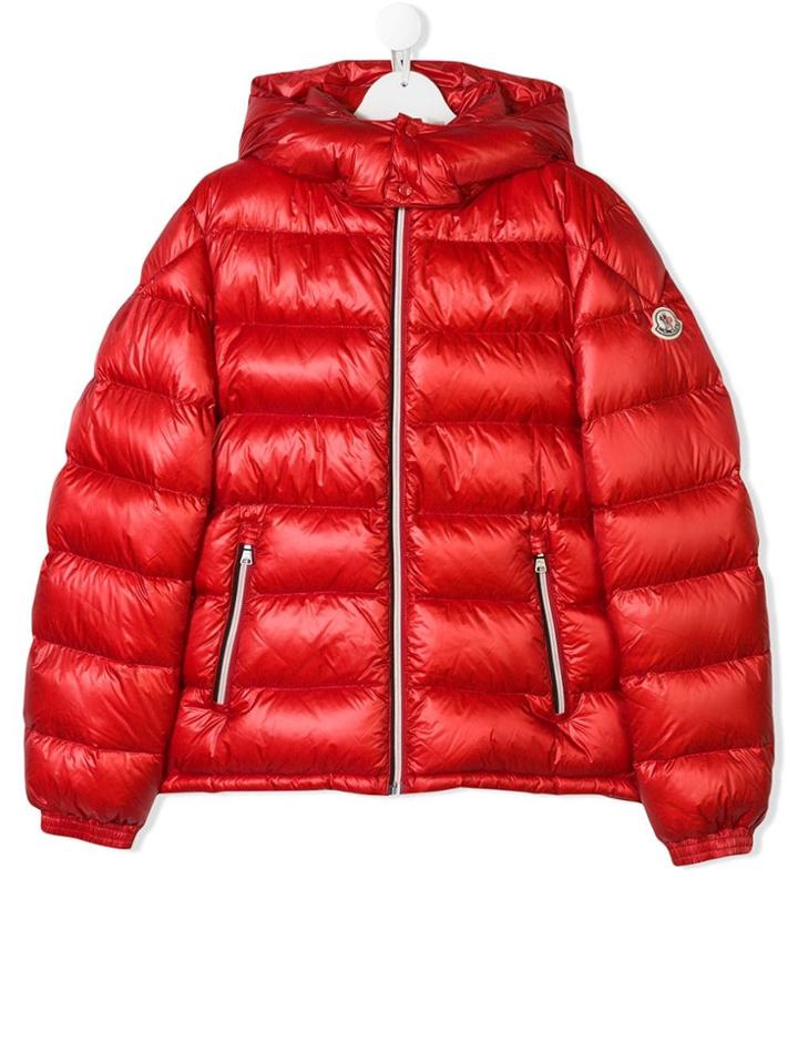 Moncler Kids Teen Padded Coat - Red