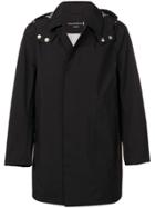 Mackintosh Hooded Trench Coat - Black
