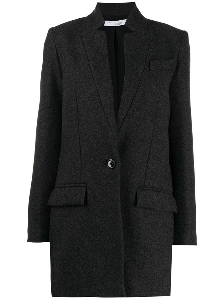 Iro Notched Collar Blazer - Grey