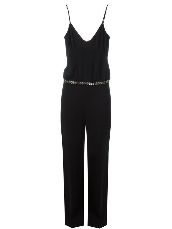 Philipp Plein Studded Jumpsuit, Women's, Size: S, Black, Viscose/spandex/elastane