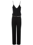 Philipp Plein Studded Jumpsuit, Women's, Size: S, Black, Viscose/spandex/elastane