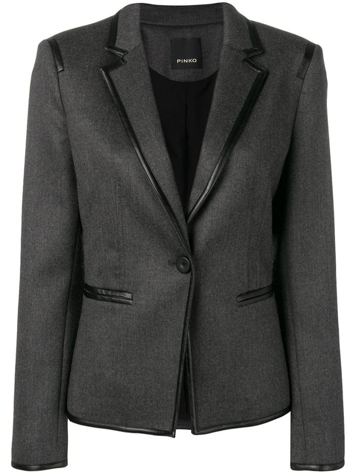 Pinko Tailored Fitted Blazer - Grey