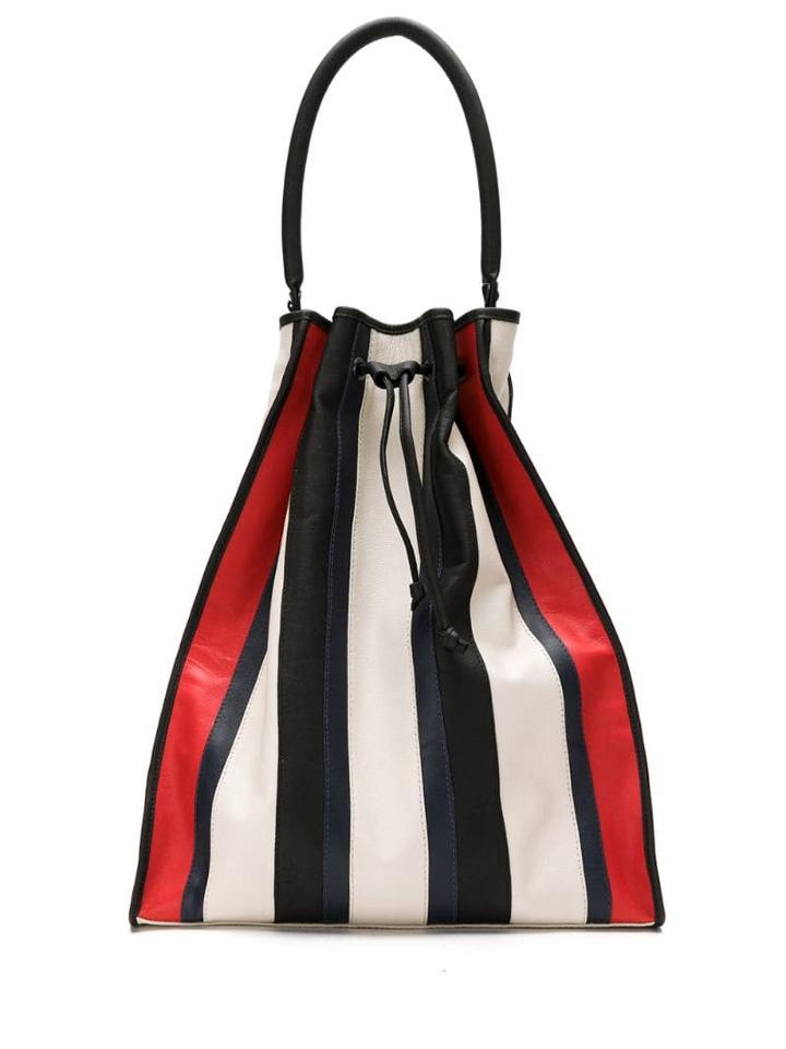 Mara Mac Striped Leather Bag - Multicolour
