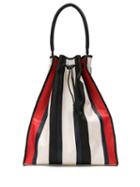 Mara Mac Striped Leather Bag - Multicolour