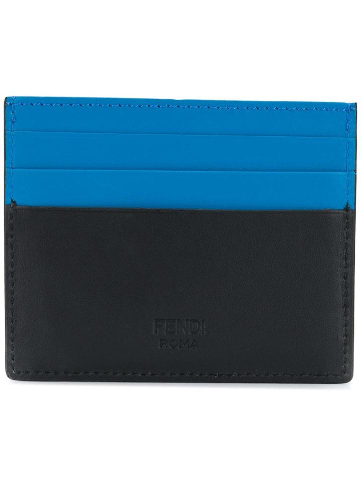 Fendi Monster Eyes Cardholder - Black