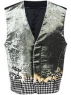 Haider Ackermann Creased Effect Waistcoat - Black