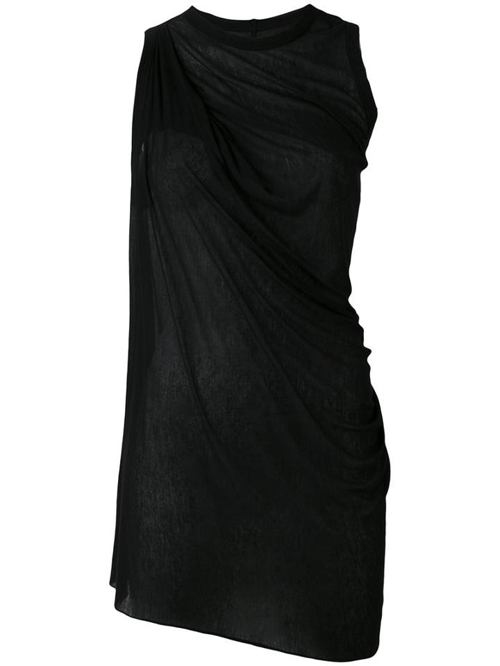 Rick Owens Lilies - Classic Top - Women - Cotton/viscose - 42, Black, Cotton/viscose