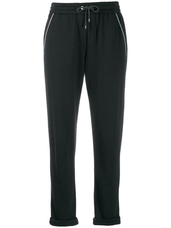 Brunello Cucinelli Jersey Tapered Swearpants - Blue
