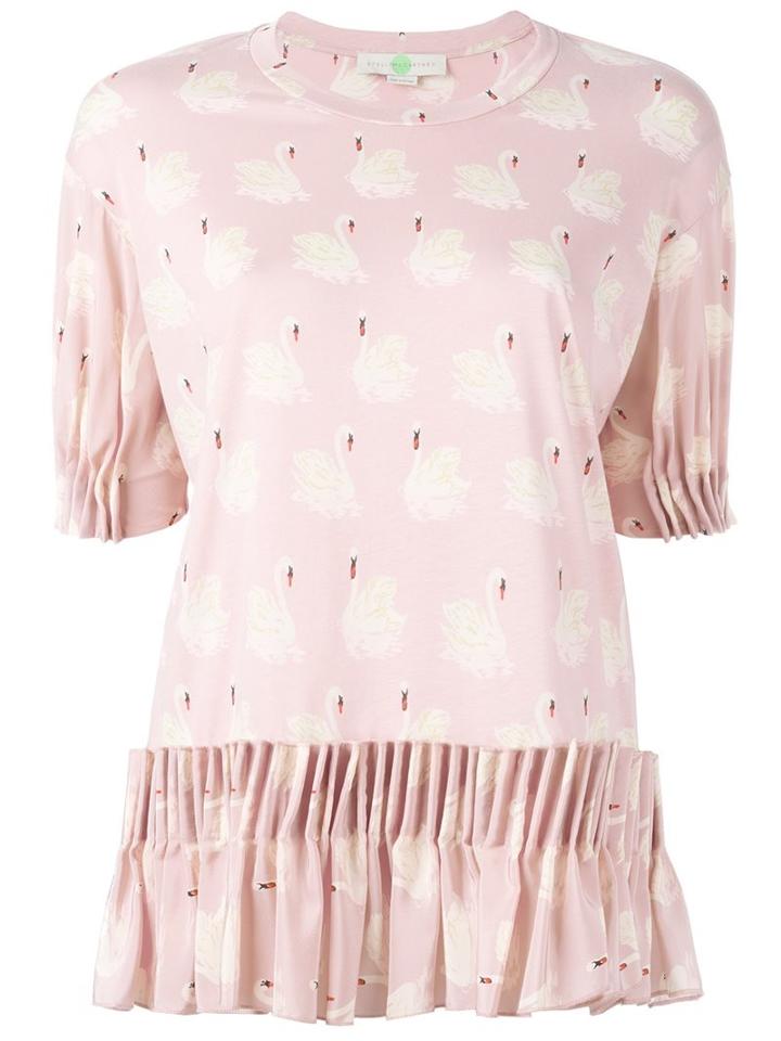 Stella Mccartney Swan Print Skirt Blouse
