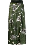Moncler Floral Tailored Trousers - Green
