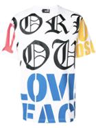 Love Moschino Logo Colour-block T-shirt - White