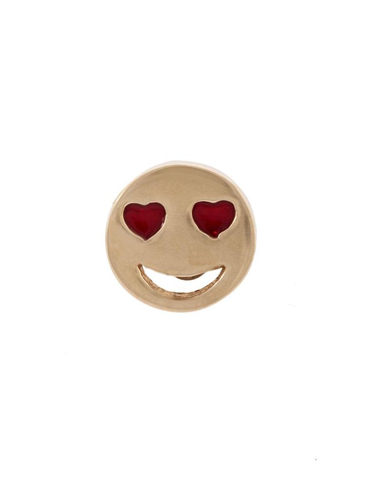 Alison Lou 14kt Yellow Gold Lovestruck Stud