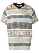 Astrid Andersen Striped Logo T-shirt - Black