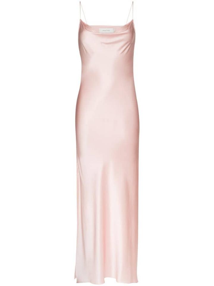 Marques'almeida Cowl Neck Slip Dress - Pink