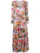We Are Leone Floral Print Maxi Cardigan - Multicolour