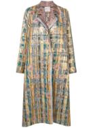 Forte Forte Jacquard Single-breasted Coat - Yellow
