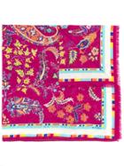Etro Floral Print Scarf - Pink