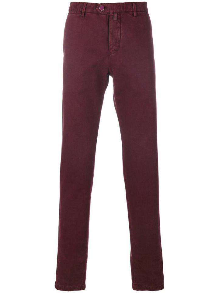 Kiton Straight Jeans - Red
