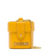 Jacquemus Yellow Le Vanity Mini Chain Strap Bag