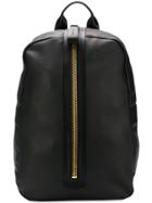 Tom Ford Front Zipped Backpack - Black