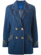 Guy Laroche Vintage Denim Blazer, Women's, Size: 36, Blue