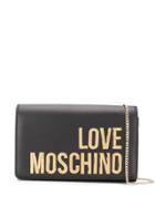 Love Moschino Logo Clutch Bag - Black