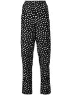 Dolce & Gabbana Polka Dot Trousers - Black