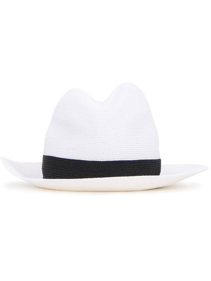Engineered Garments Contrast Hat, Women's, Size: Medium, White, Paper