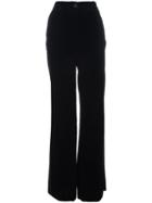 Roberto Cavalli Flared Tailored Trousers, Women's, Size: 44, Green, Viscose/cupro/spandex/elastane
