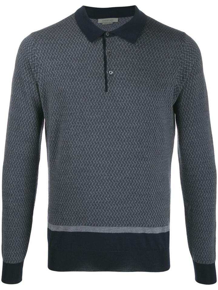 Corneliani Knitted Jumper - Blue
