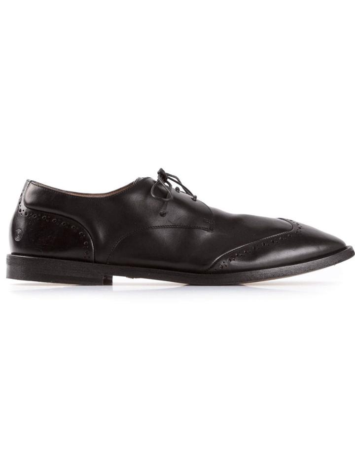 Marsèll Brogue Detail Derby Shoes - Black