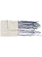 Toogood Tasseled Striped Scarf - White