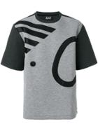 Ea7 Emporio Armani Appliqué Logo T-shirt - Grey