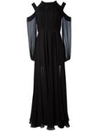La Mania 'hess' Dress, Women's, Size: 40, Black, Silk/viscose/acetate/spandex/elastane