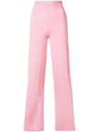 Cashmere In Love Esther Striped Trousers - Pink & Purple