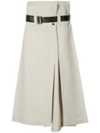 132 5. Issey Miyake High-rise Cropped Trousers - Grey