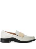 Tod's Patent Leather Loafers - White