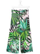 Nunzia Corinna Floral Print Trousers - Green