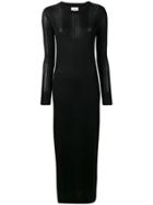 Barrie Long Knitted Dress - Black