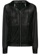 Helmut Lang Mesh Hooded Jacket - Black