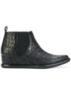 Cotélac Croc-effect Boots - Black