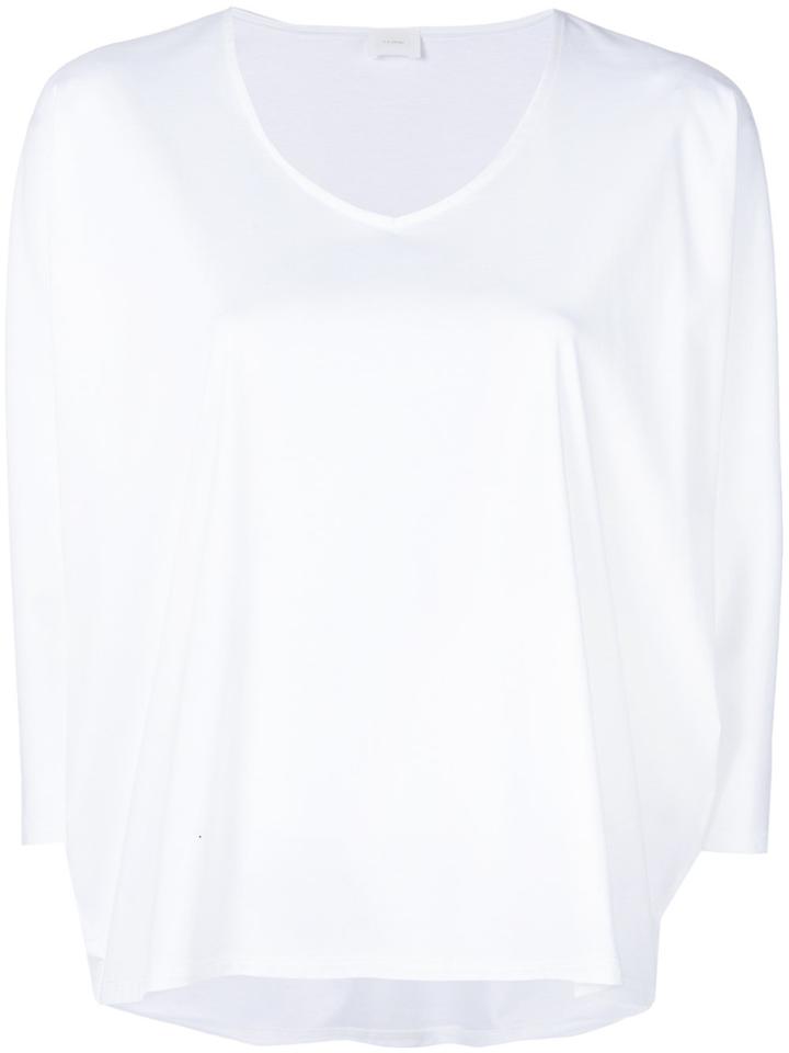 C.t.plage Cropped Sleeves T-shirt - White