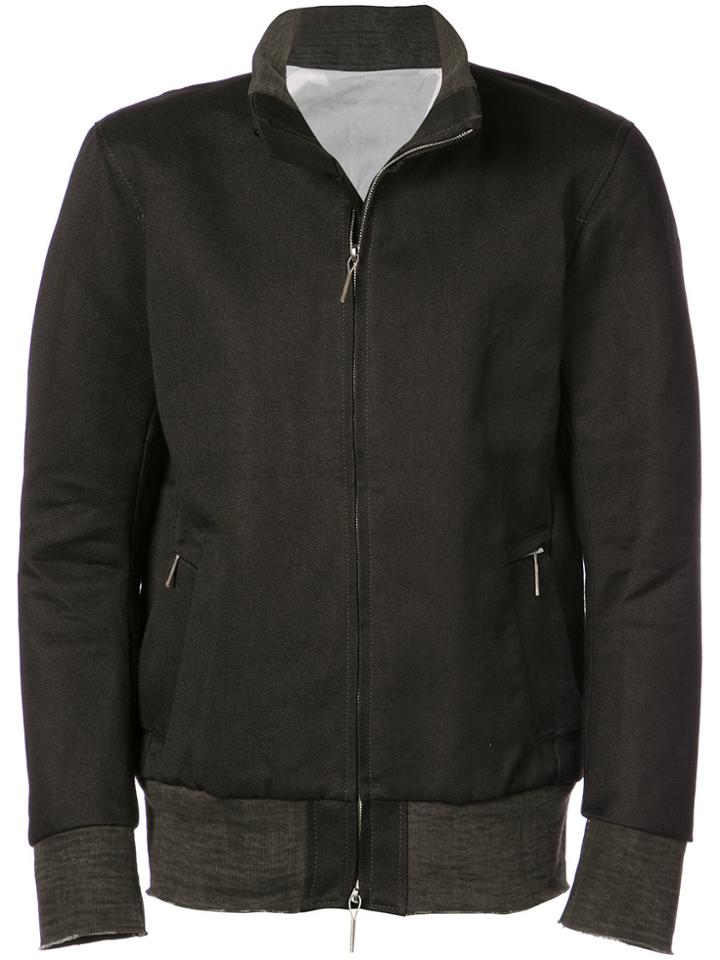 Taichi Murakami Wide Hem Zipped Jacket - Black
