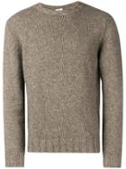 Borrelli Long-sleeve Fitted Sweater - Grey