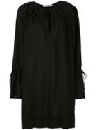 Reinaldo Lourenço Textured Short Dress - Black