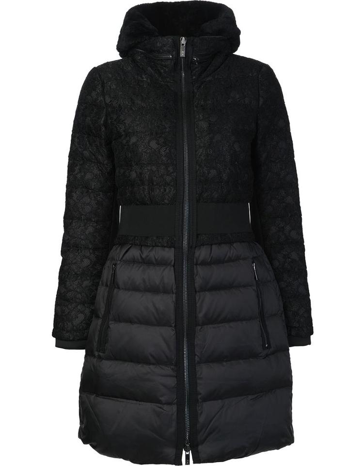 Zac Zac Posen 'juniper' Padded Coat, Women's, Size: Small, Black, Nylon/rayon/lamb Fur