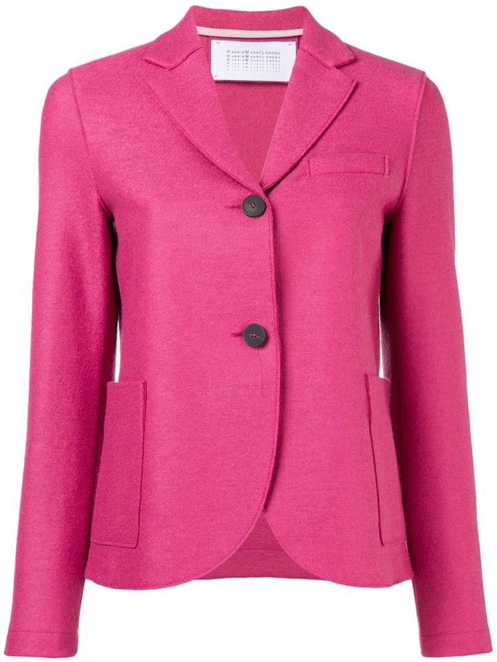 Harris Wharf London Classic Blazer - Pink & Purple
